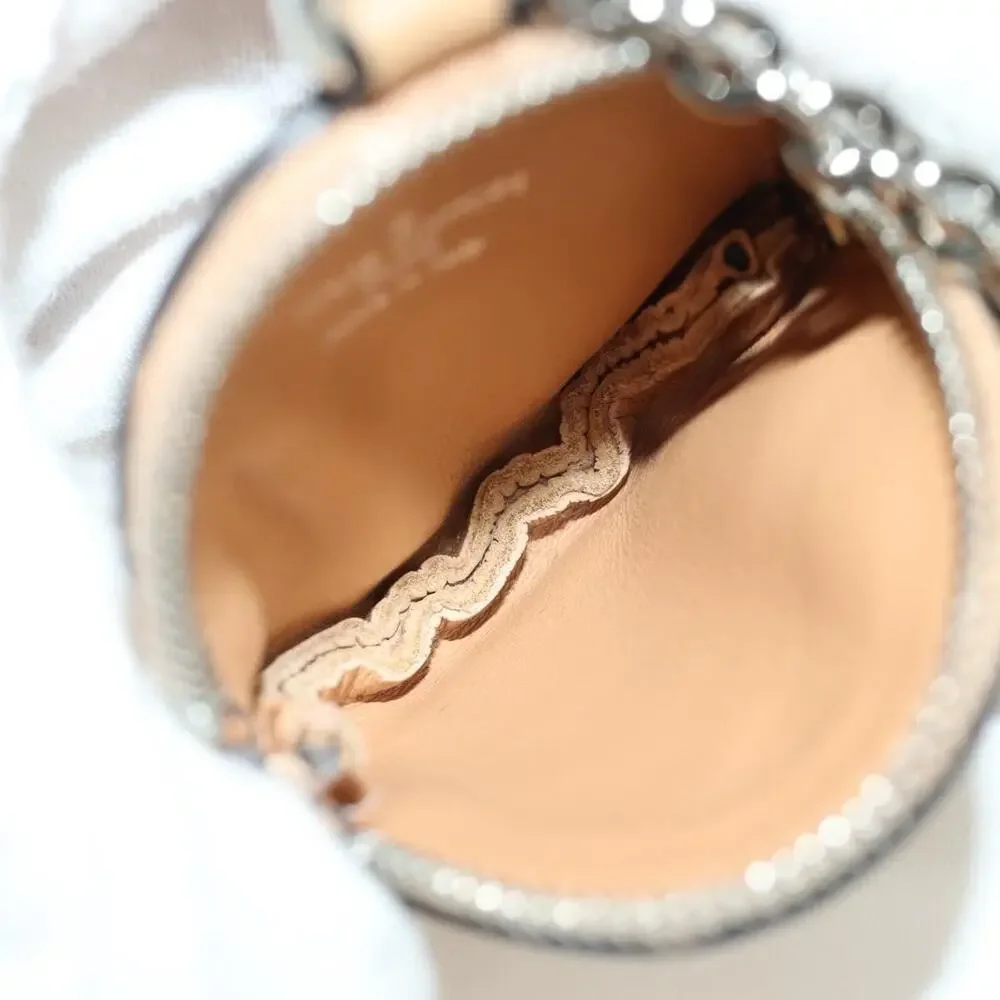 Louis Vuitton Mahina Porte Cles Flight Mode Pouch Charm Beige